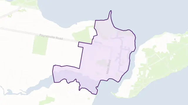 Paynesville Area Boundary Map
