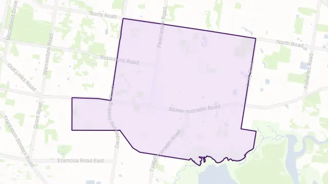 Pearcedale Area Boundary Map