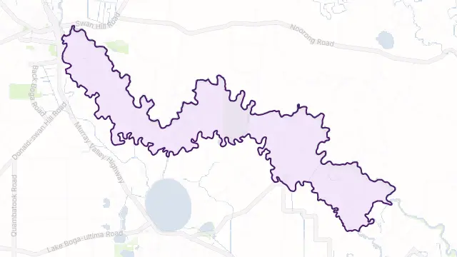 Pental Island Area Boundary Map
