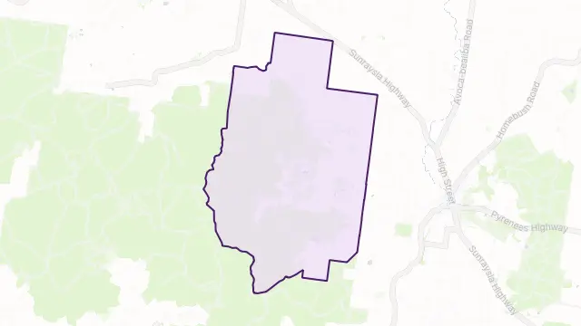 Percydale Area Boundary Map