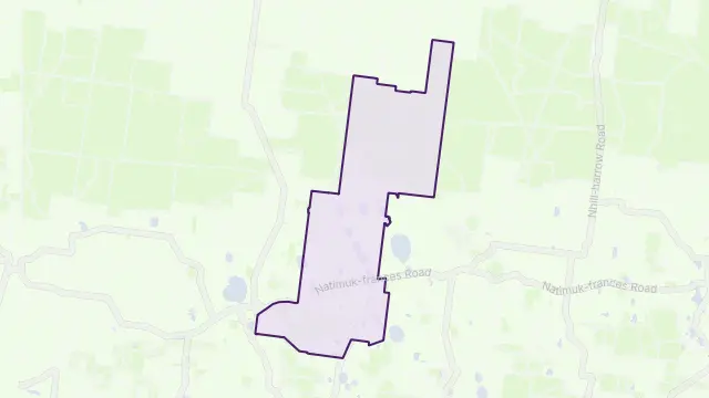 Peronne Area Boundary Map