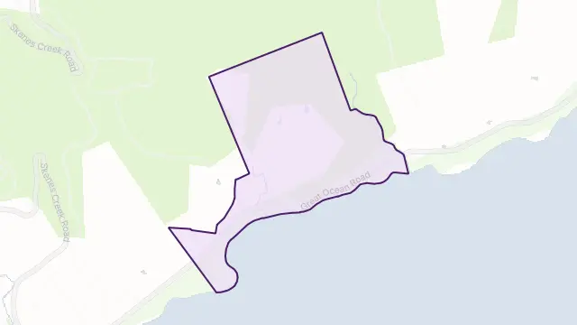 Petticoat Creek Area Boundary Map