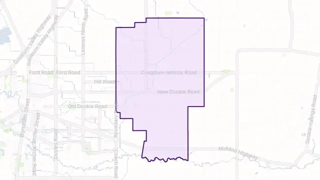 Pine Lodge Area Boundary Map