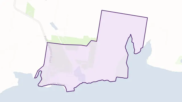 Port Welshpool Area Boundary Map