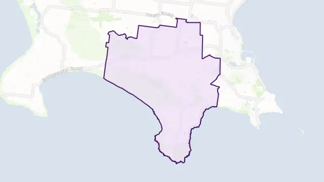 Portland West Area Boundary Map