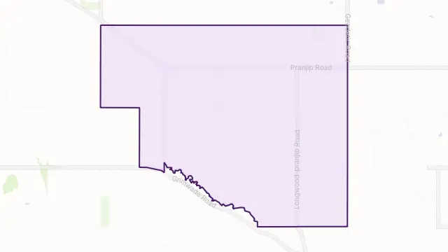 Pranjip Area Boundary Map