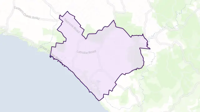 Princetown Area Boundary Map