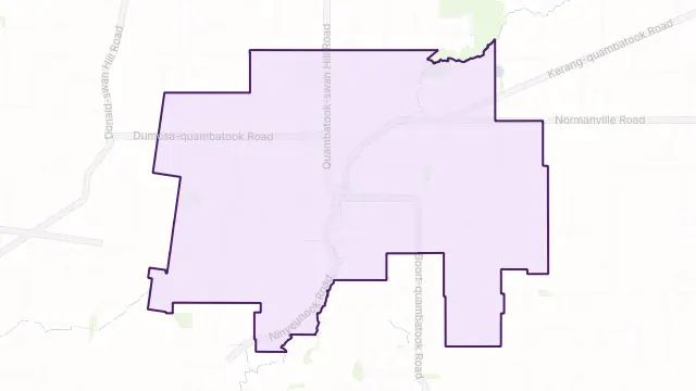 Quambatook Area Boundary Map
