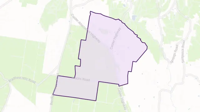Ravenswood Area Boundary Map