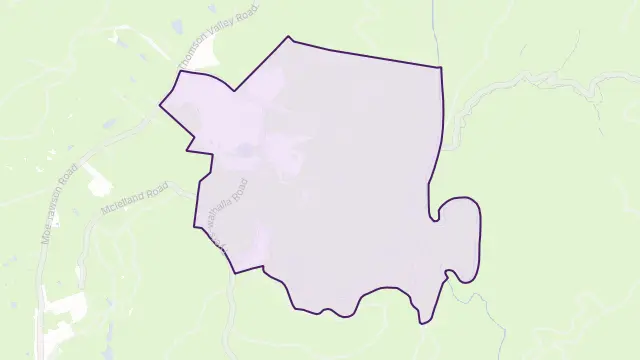 Rawson Area Boundary Map
