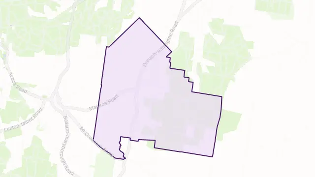 Red Lion Area Boundary Map