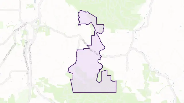 Reedy Creek Area Boundary Map