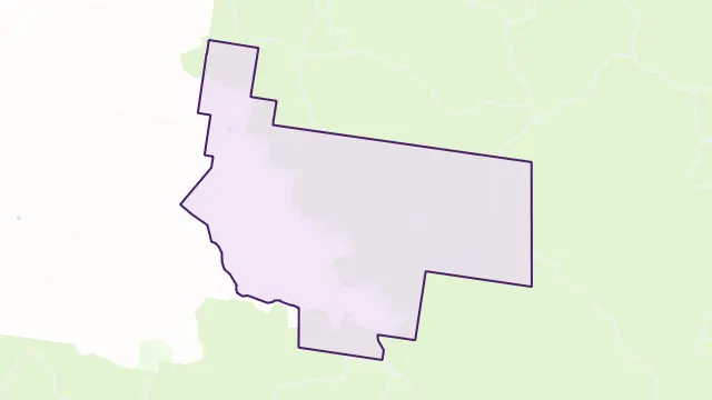 Reedy Flat Area Boundary Map