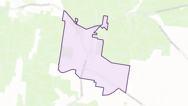 Rheola Area Boundary Map