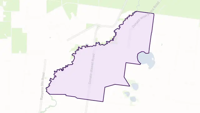Rich Avon East Area Boundary Map