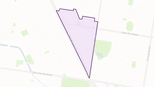 Ripponlea Area Boundary Map