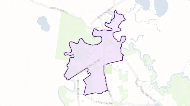 Robinvale Area Boundary Map