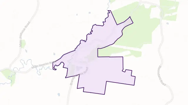 Rokeby Area Boundary Map
