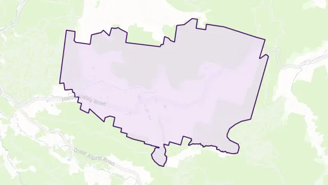 Rosewhite Area Boundary Map