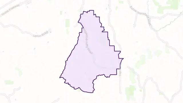 Ruffy Area Boundary Map