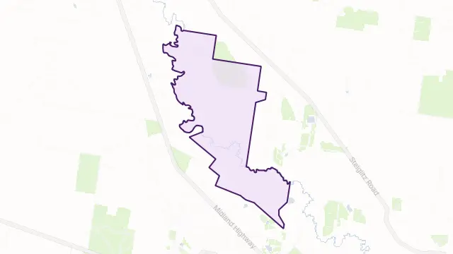 Russells Bridge Area Boundary Map