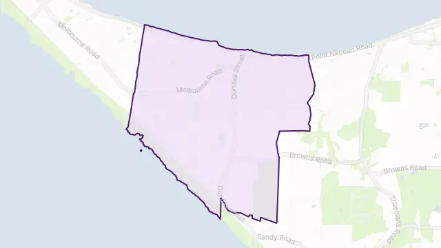 Rye Area Boundary Map
