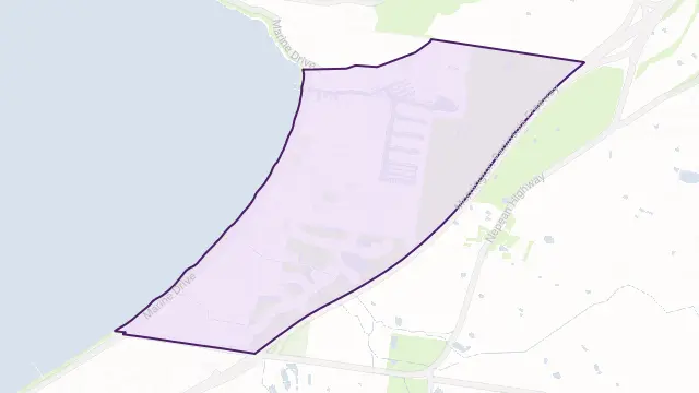 Safety Beach Area Boundary Map