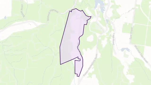 Sailors Hill Area Boundary Map