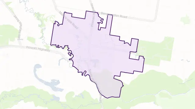 Sale Area Boundary Map