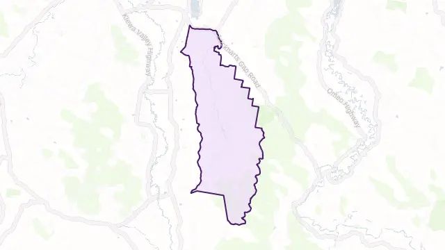 Sandy Creek Area Boundary Map