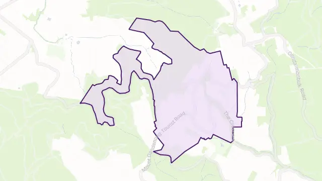 Sassafras Area Boundary Map