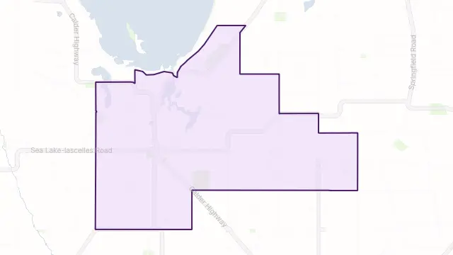 Sea Lake Area Boundary Map