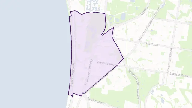 Seaford Area Boundary Map