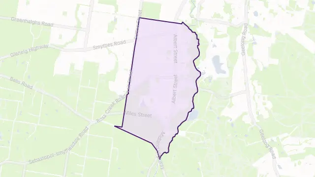Sebastopol Area Boundary Map