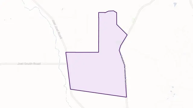 Shays Flat Area Boundary Map