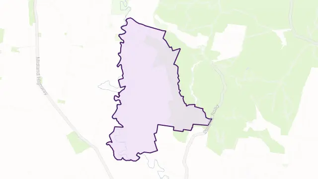 She Oaks Area Boundary Map