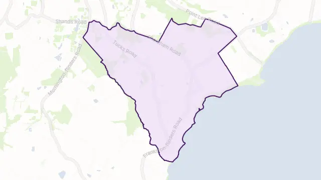 Shoreham Area Boundary Map