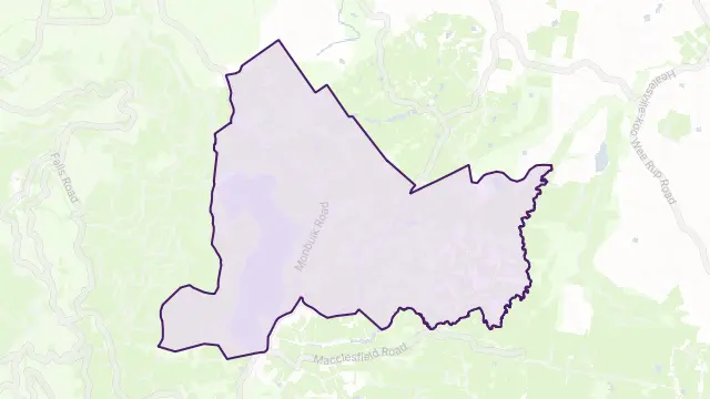 Silvan Area Boundary Map