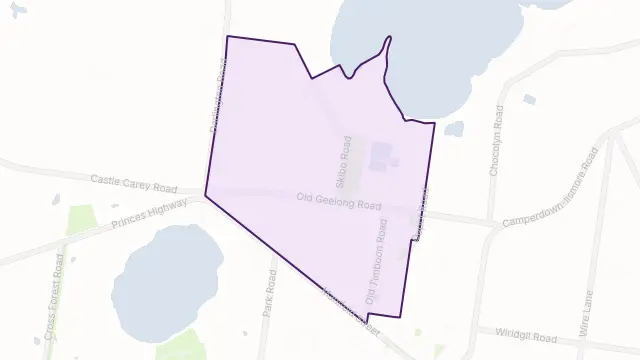 Skibo Area Boundary Map