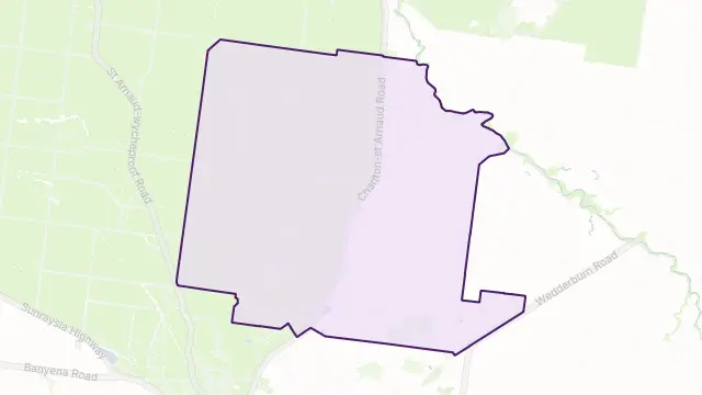 Slaty Creek Area Boundary Map