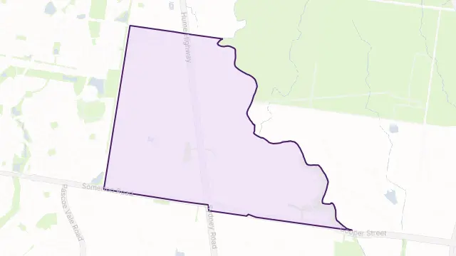 Somerton Area Boundary Map