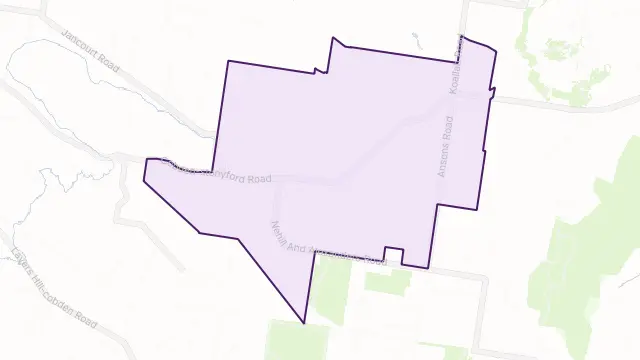 South Purrumbete Area Boundary Map