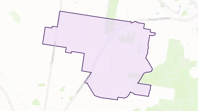 Springhurst Area Boundary Map