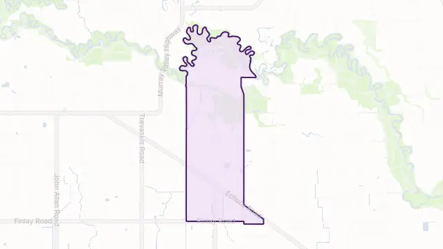 St Germains Area Boundary Map