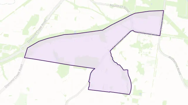 St Helena Area Boundary Map