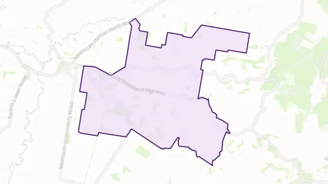 Stony Creek Area Boundary Map