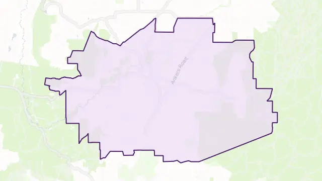 Strathbogie Area Boundary Map
