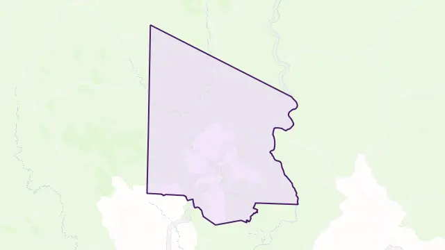 Suggan Buggan Area Boundary Map