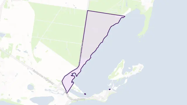 Swan Bay Area Boundary Map