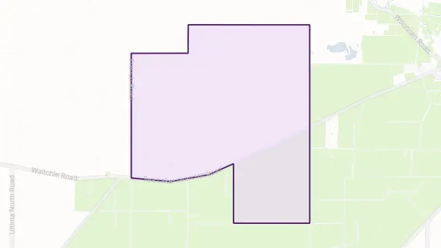 Swan Hill West Area Boundary Map